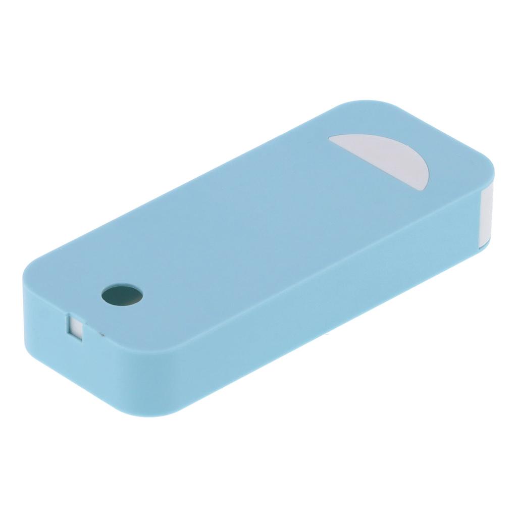 Originalität Versteckte Desktop-Aufbewahrungsbox Schreibwaren-Aufbewahrungskoffer für Zuhause Büro Wohnheim Blau