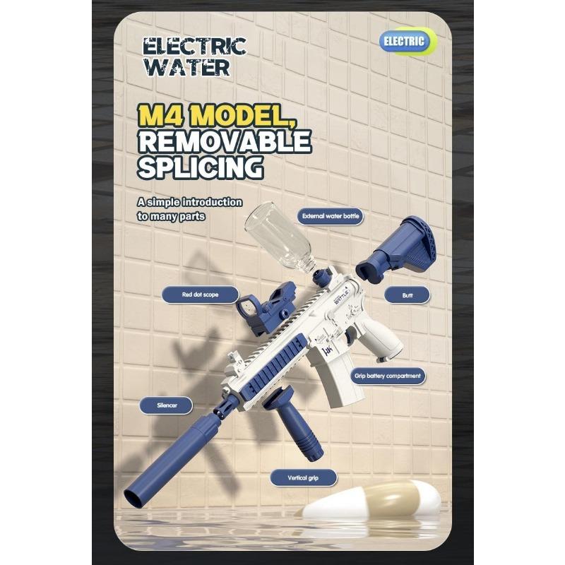 Sommer Vollautomatische Elektrische Wasserpistole Wiederaufladbar Langreichweitig Dauerfeuer Weltraum Party Spiel Spritzen Kinderspielzeug Jungengeschenk