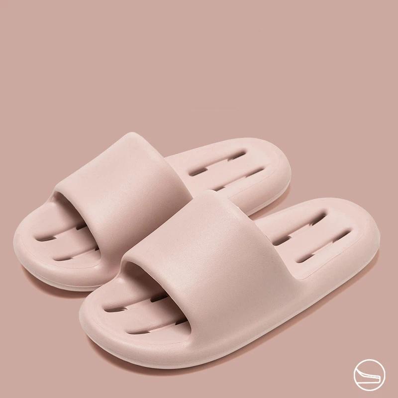 Ciabatte estive semplici da donna, pantofole morbide da casa da uomo, sandali antiscivolo da bagno per coppia, scarpe comode da esterno per la spiaggia per adulti