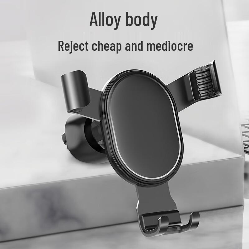 LINGCHEN Gravity Car Phone Holder with Parking Number Plate