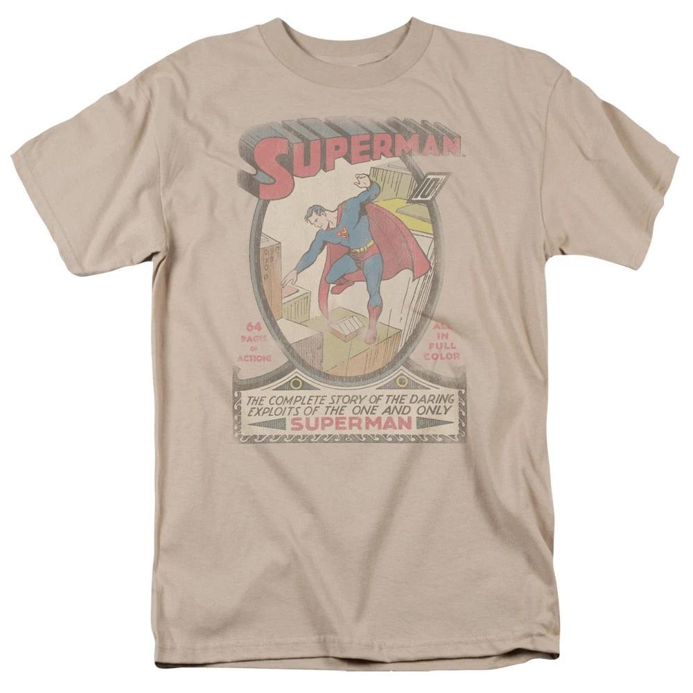 SUPERMAN 1 DISTRESSED Licensed Adult Men s Graphic Tee Shirt SM-3XL S
