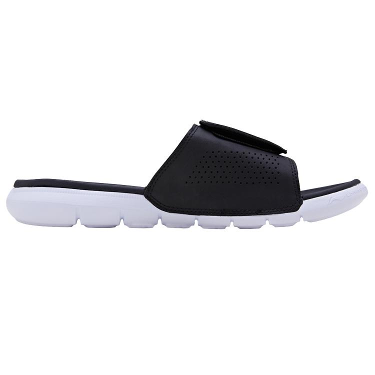 Li Ning BD5 Quiet Slide Slippers Unisex Black ABTQ015-1