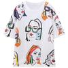 Fashion Style Summer New Arrival Fashion Trend Women's Velvet Girl Print T-shirt 1131346 250