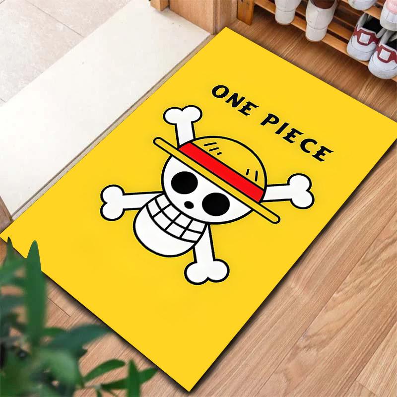 One Piece Straw Hat Pirates Carpet Rug For Living Room Bedroom Home Sofa Decoration,kids Play Nonslip Floor Mat
