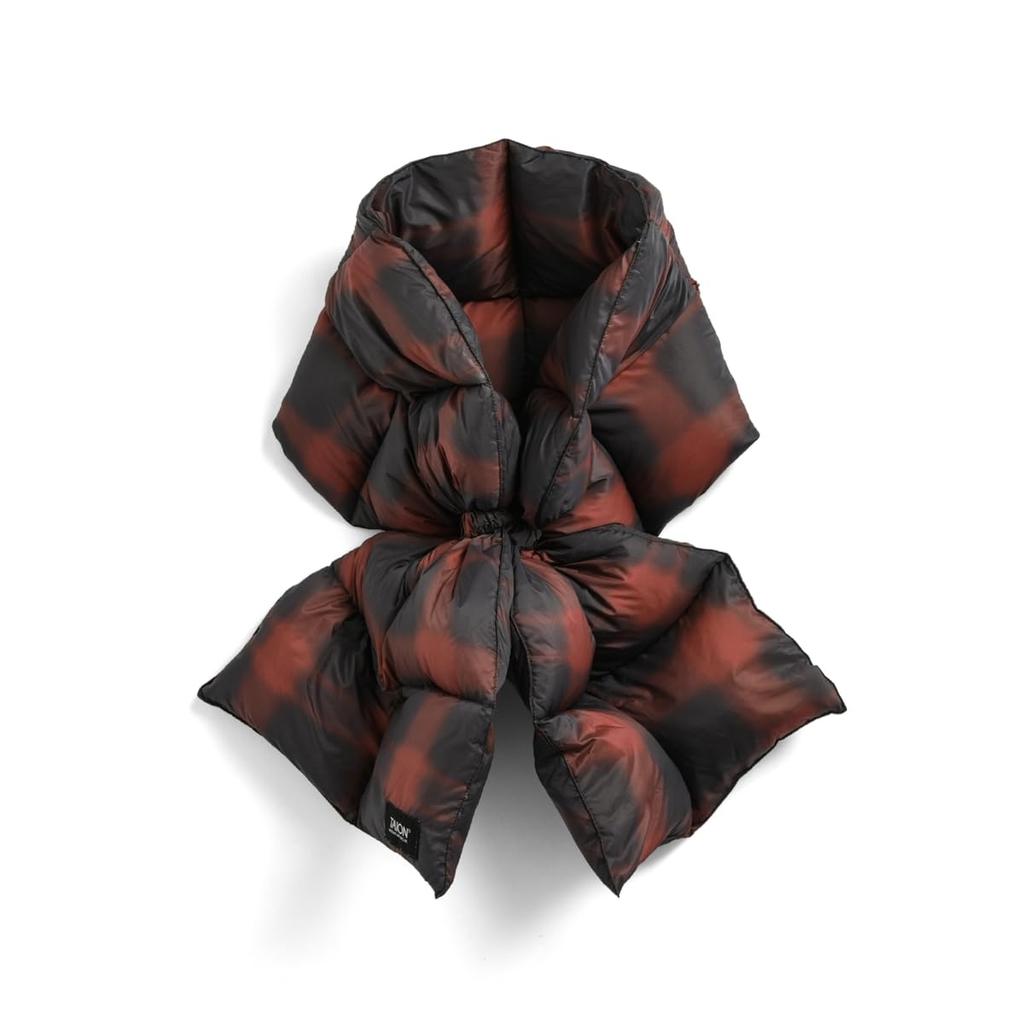 Taion R201VMT Check Muffler One Size (Black/Red)