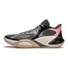 Li Ning Storm 8 Low Ajuste Confortável Suporte Estável Antiderrapante Durável Tênis de Basquete de Cano Baixo Masculino tênis Preto ABFU025-2