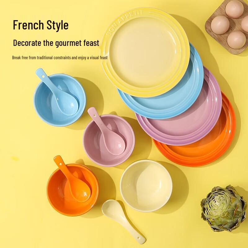 BST-1022 Simple Ceramic 12-Piece Dinnerware Set