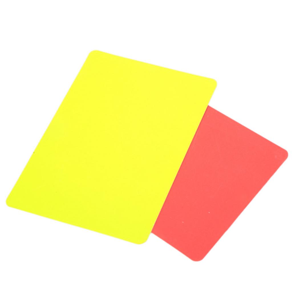 Fußball-Rote Und Gelbe Karten Rekord-Fußballspiele-Schiedsrichter-Werkzeugausrüstung