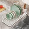 Large Capacity Expandable Dish Drying Rack Draining Dish Drainer Durable Sink Dish Drying Rack  RV