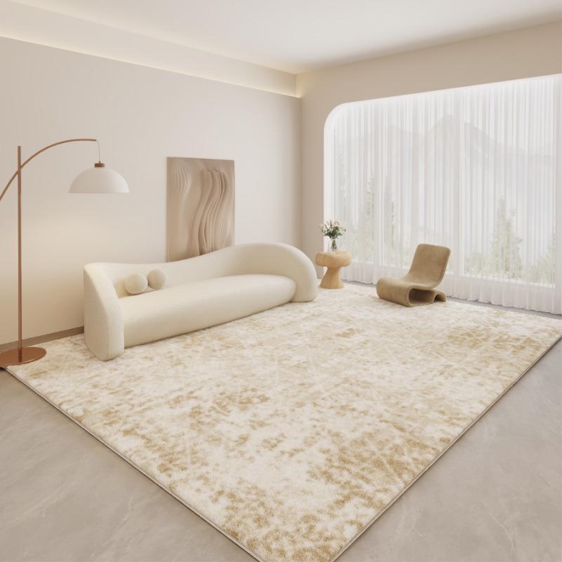 

Толстый кремовый ковер из овчины для гостиной, прикроватной тумбочки, дивана или эркера 120x160cm Dotted Base