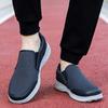 Spring New Flying Woven Breathable Old Man Father Shoes Middle-aged and Old People Not Tired Feet Leisure Walking Shoes