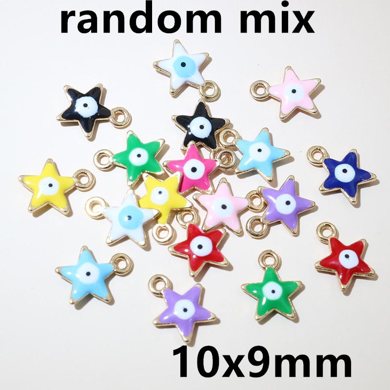 30pcs 15x13mm Enamel Heart Charms Pendant Alloy Metal DIY Jewelry Making Accessories for Earrings Bracelet Necklace Findings