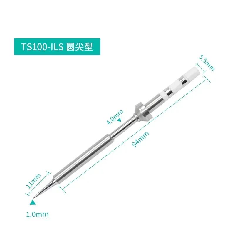 Náhradní hroty páječky TS100 Různé modely hrotů elektrické páječky Pinecil V2 Série TS B2 ILS BC2 C4 K