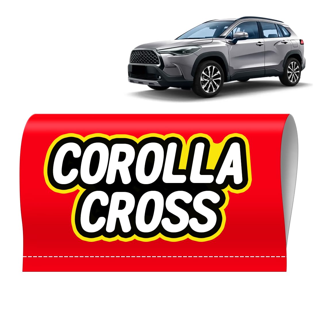

OuTLife Совместимые с Corolla Cross Наклейки-декали, с переработанным моделированием для персонализированного улучшения и повышенного высокого прочного 3D