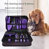 Histotree Pet Grooming Brush Set Dog Hair Removal Scissors Comb Nail Clippers Cat Brush Grooming Gloves
