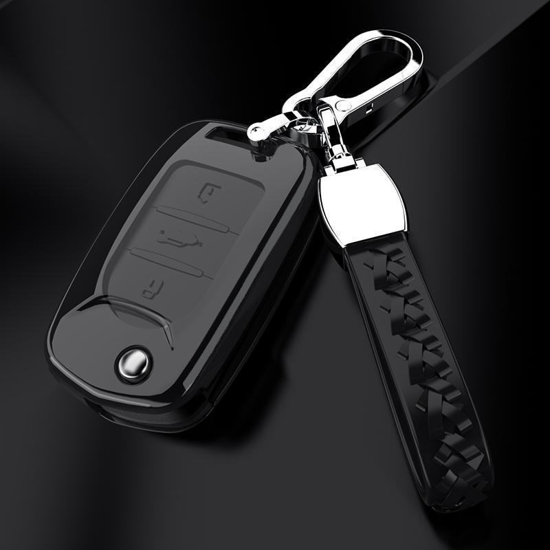 Baojun 560 Key Case 17, Remote Control Protective Shell 1.5 Wuling Folding Keychain.