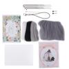 Kit Feltro ad Aghi Materiali per Feltro di Lana Bambola Peluche Animale Carino Materiale per Creazione Fai da Te114# Energia