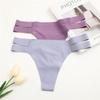 Seamless Female Thongs Sexy Women's Panties Silk Satin Underwear G-Strings Low-Rise Invisible Underpants T-Back