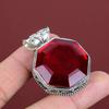 Faceted Mozambique Garnet Pendant Handmade Gemstone Jewelry 925 Sterling Silver Pendant Latest Design Pendant Vintage Pendant Gifts For Her