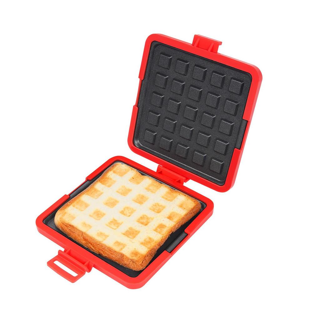 Waffle Sandwich Maker: Microwave-Safe Baking Pan for Breakfast