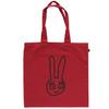 Blooming Atsuko Matano Seeing Tote Bag, Loose Bunny (Red), Women's, 001621-0001-02