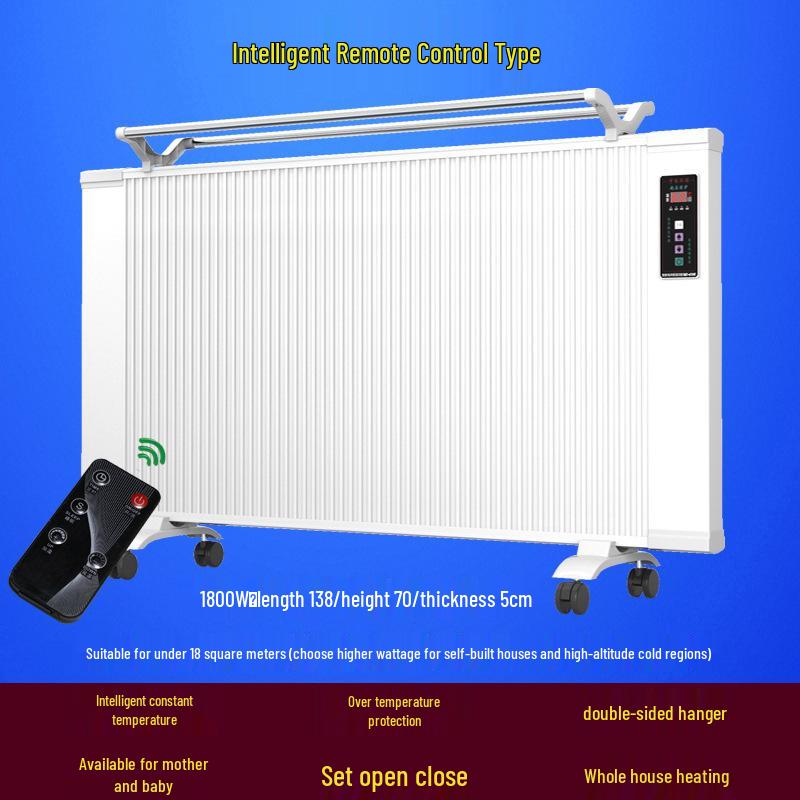 Energy-Efficient Graphene Wall-Mounted Heater for Large Areas