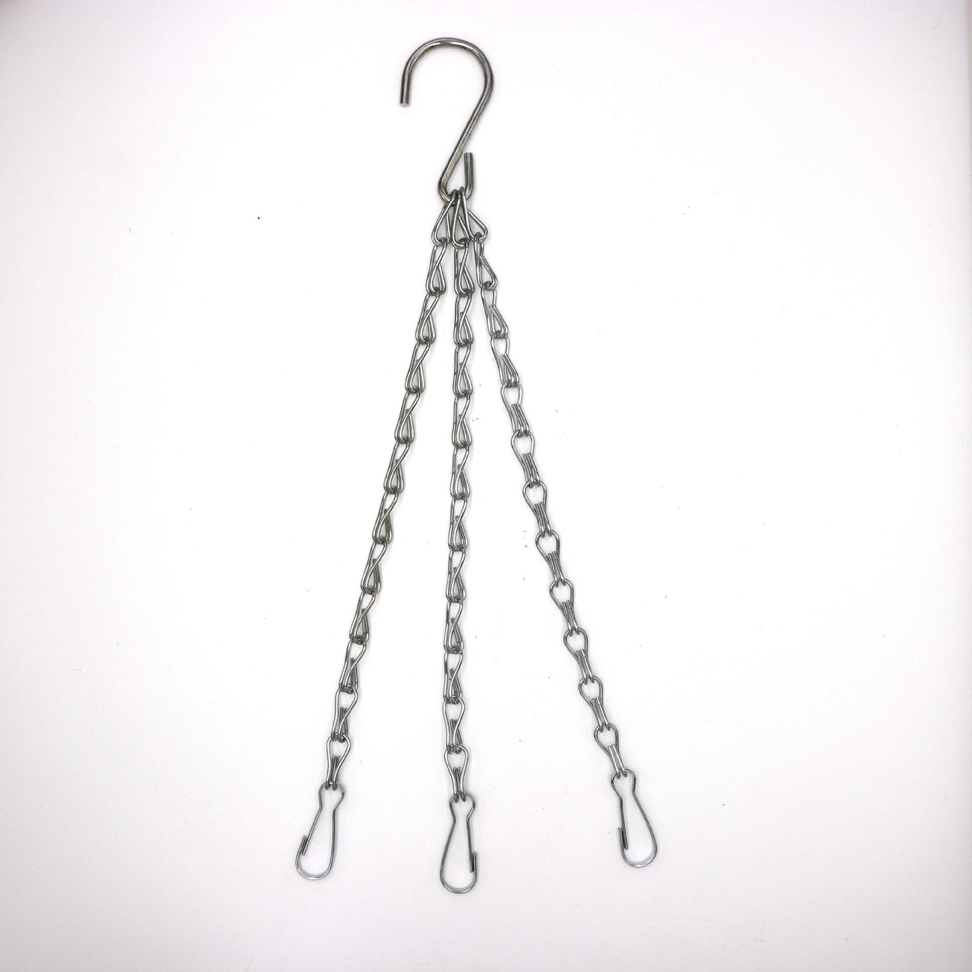 

40 см искусственный ротанг подвесная корзина цветочный горшок цепь с 3 крючками бассейн гидропонные растения бассейн для выращивания растений домашний декор сада