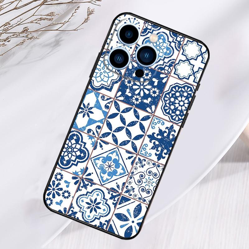 Moroccan Pattern Phone Case For iPhone 17 Air 16 15 14 13 11 12 Pro Max Plus 12 13 Mini 16e 17 Pro Max Cover