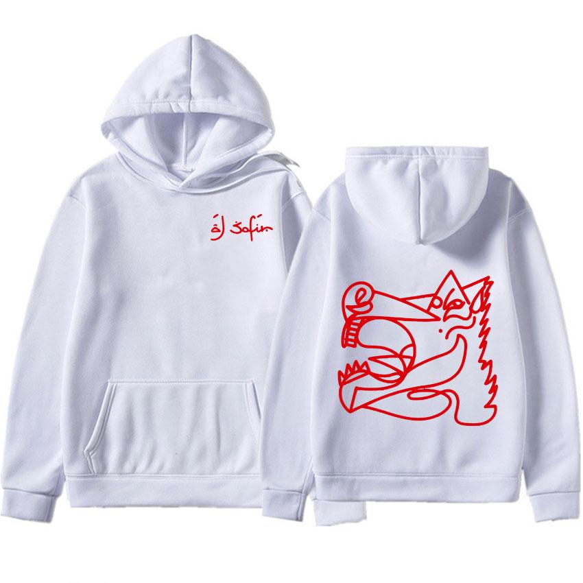 Rapper Al Safir Tour Gothic Graphic Pullovers Mens Punk Oversized Tide Sweatshirts Casual Style Hoodie Unisex Tracksuit
