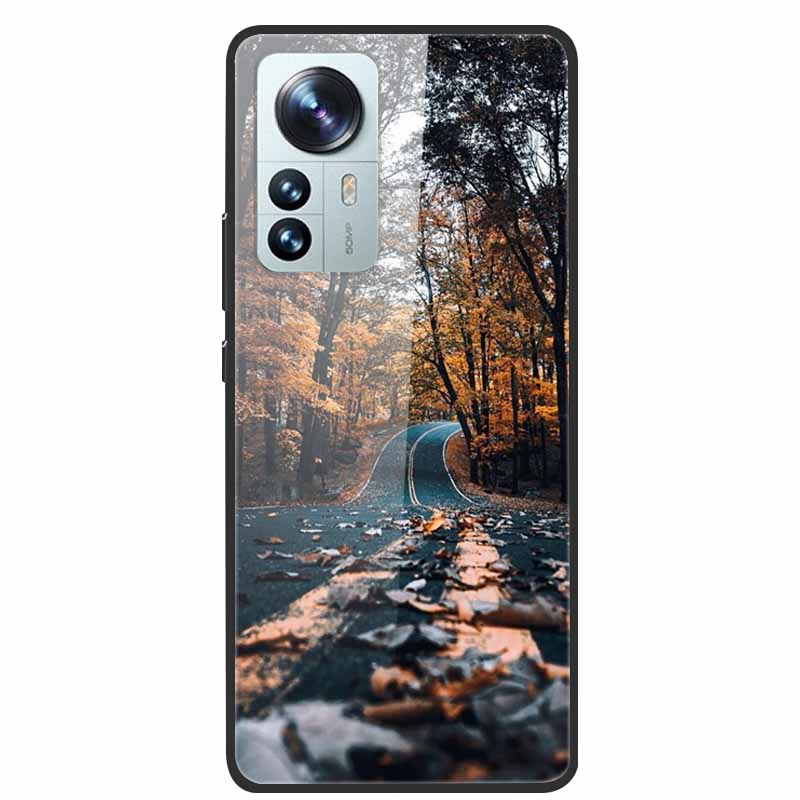 For Redmi Note 12S Case Tempered Glass Hard Back Cover for Xiaomi Redmi Note 12 Note12 Pro 4G 5G Phone Cases Note12S 12 S 12Pro