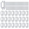 30 Set Electric Box Extenders with Screws Safe Electrical Extender Multipurpose for Single Gang Power Switches Receptacles