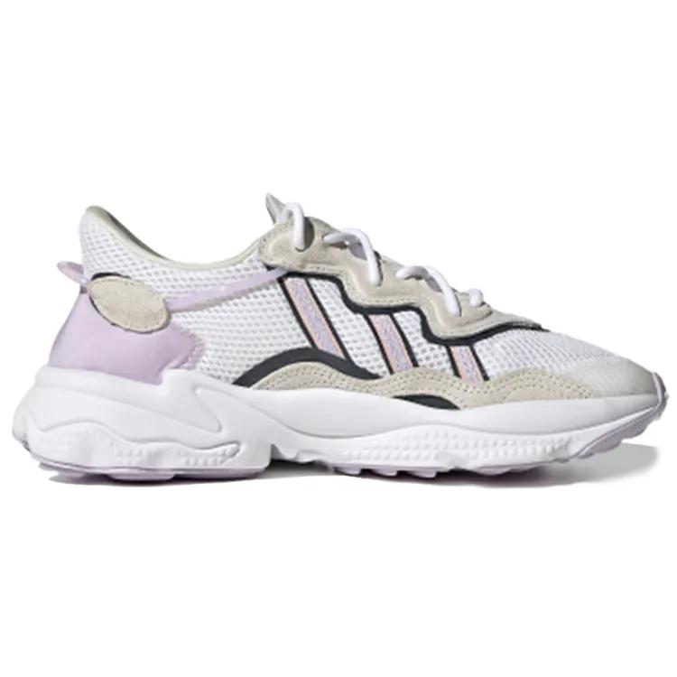 adidas Womens Ozweego 'White Purple Tint' (women's Sizes) Footwear White / Purple Tint / Pink Tint Casual Shoes FY3129