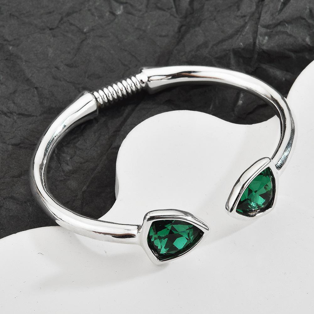 Fashionable Crystal Bracelet European and American Light Luxury Bracelet Women's Accessories