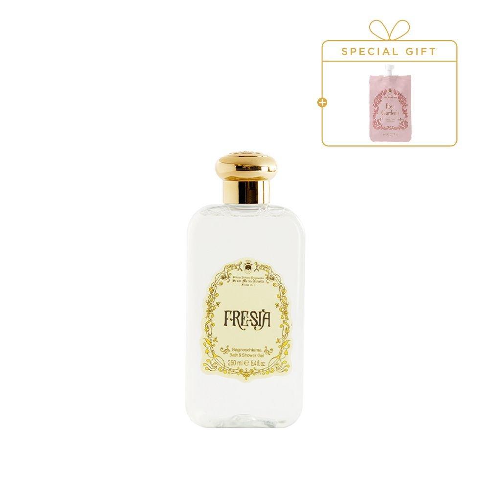 Santa Maria Novella Bagnoschiuma Light Package (Select 1 of 8) (+8ml Body Sample) Rosa Gardenia