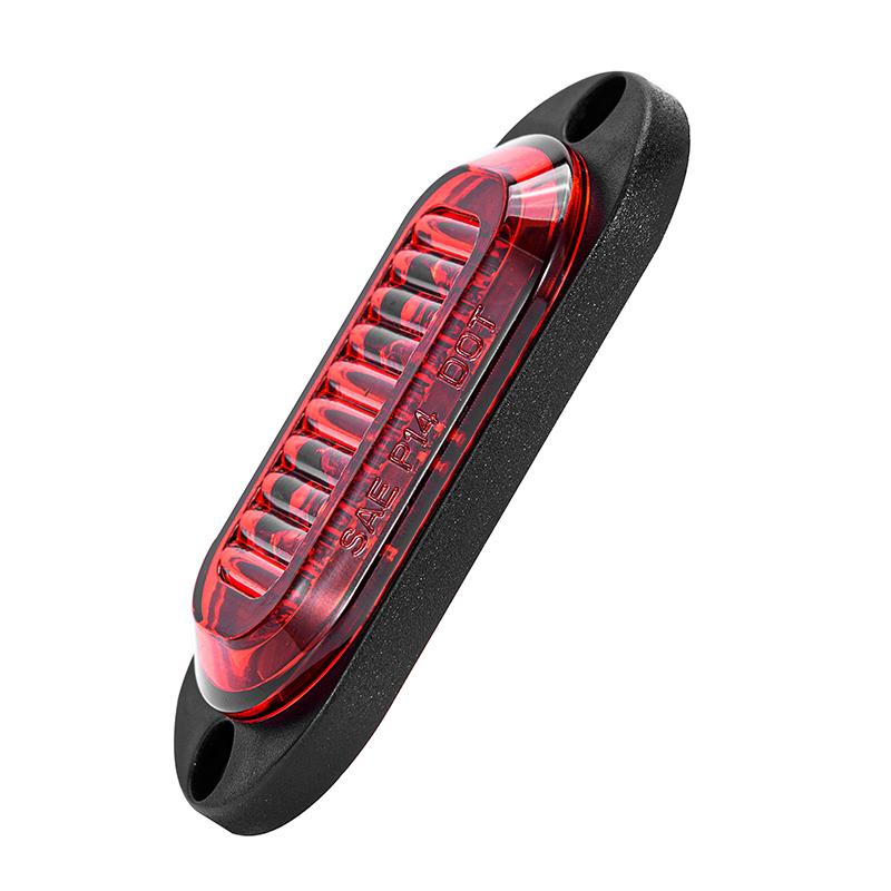 2 Stück 12V 24V LKW Positionsleuchten Auto Seitenmarkierungsleuchten LED Signalleuchte Anhängerleuchten Blinker Rückleuchten Autozubehör