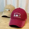 Japanese-style Cute Animal Embroidered Baseball Cap for Women, Makes the Face Look Smaller, Versatile Hat, Enlarged and Deepened for Larger Head