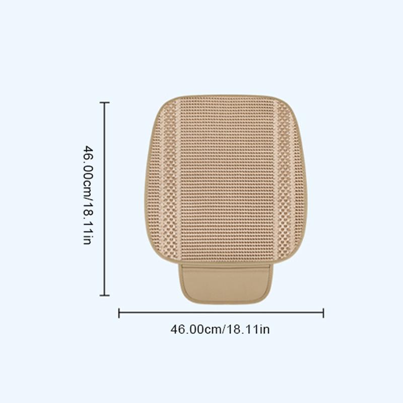 SEAMETAL Sommer-Autositzbezug, atmungsaktiv, Eisseide, vier Jahreszeiten, Autositzkissen-Schutzpolster, Vorderpolster, passend für die meisten Autos