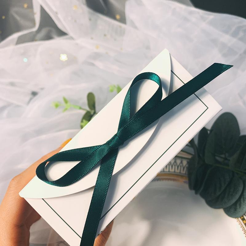 1pcs Candy Box Paper Christmas Gift Packaging Boxes With Ribbon For Wedding Favors And Birthday Party Decorations Supplies