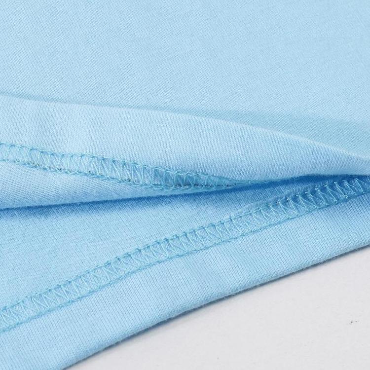 Zirunking Barn T-skjorter Barn Gutter Jenter Summer Casual T-skjorte Kortermet Solid Basic T-skjorter ZK-KID