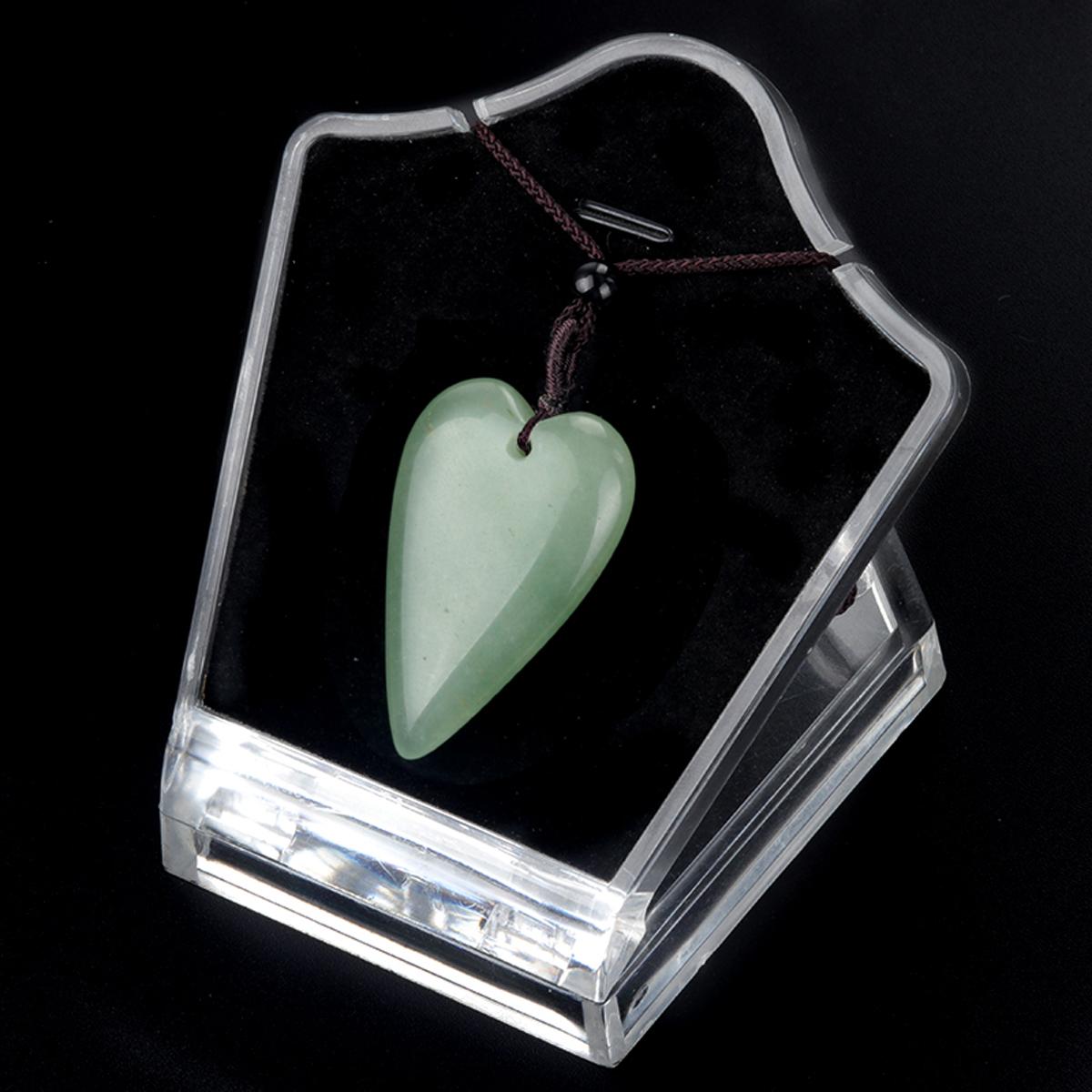 

1 шт., ожерелье с драгоценным камнем в форме сердца, рейки, целебный кристалл, кварц, аметист, агат, камень, подвеска с цепочкой, ожерелья для женщин, ювелирные изделия, подарки 40x25 мм 40x25mm
