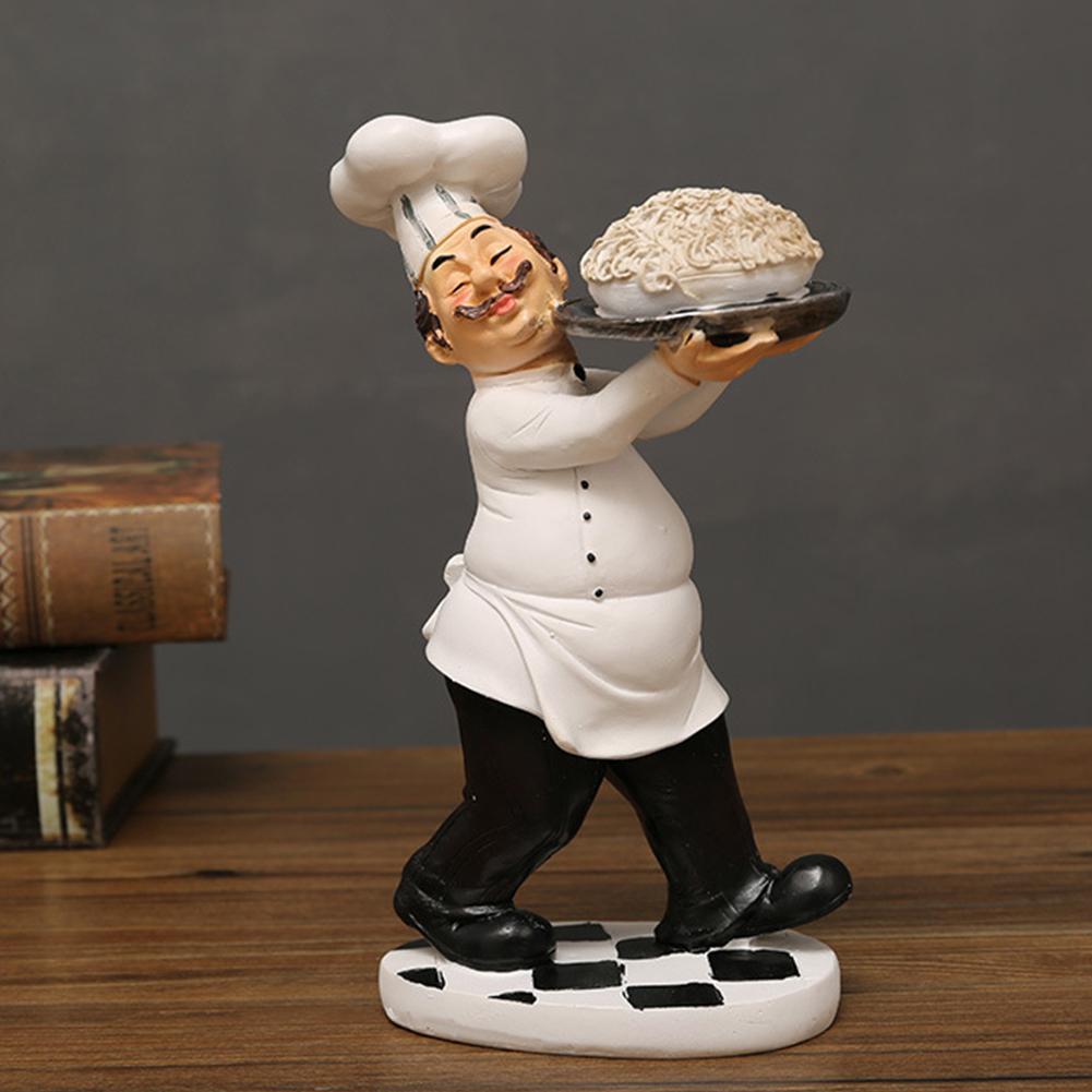 Pastry Decor Gift Ornament Chef Resin Function Decoration for Stylish Restaurant Cafe