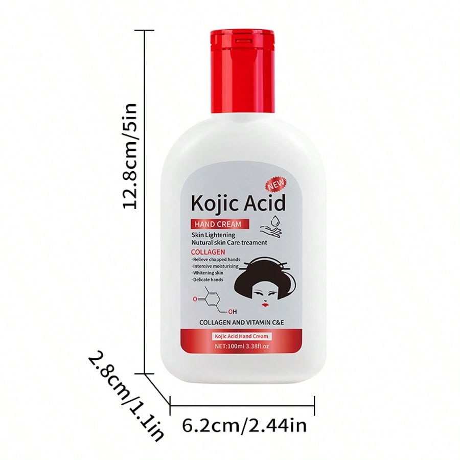Portable Kojic Acid Hand Cream for Deep Moisturizing Hydration & Nourishment Travel-Friendly Skincare