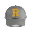 Large Yellow Fabric Letter R Wall Decor Baseball Cap Fashion Unisex Sunhat Womens Outdoor Sports Snapback Cap