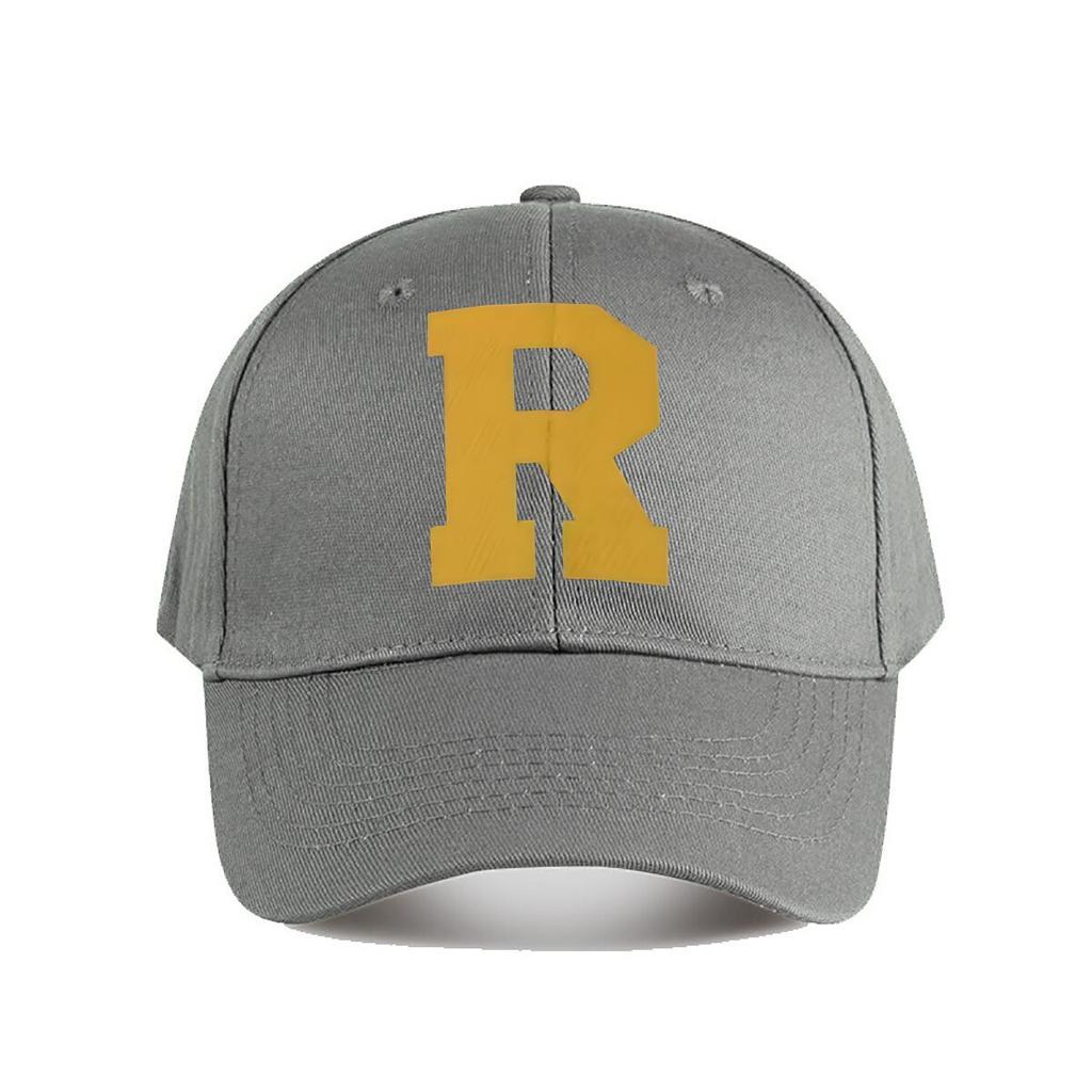 Large Yellow Fabric Letter R Wall Decor Baseball Cap Fashion Unisex Sunhat Womens Outdoor Sports Snapback Cap