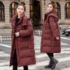 2025 winter new thickened bread jacket down cotton jacket women's Korean version loose mid-length cotton jacket