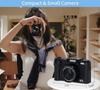 4K Digital Camera 48MP with 3 LCD Screen 16X Zoom Wide Angle & Macro Lens HDMI Output Motion Detection Supports 128GB SD Card