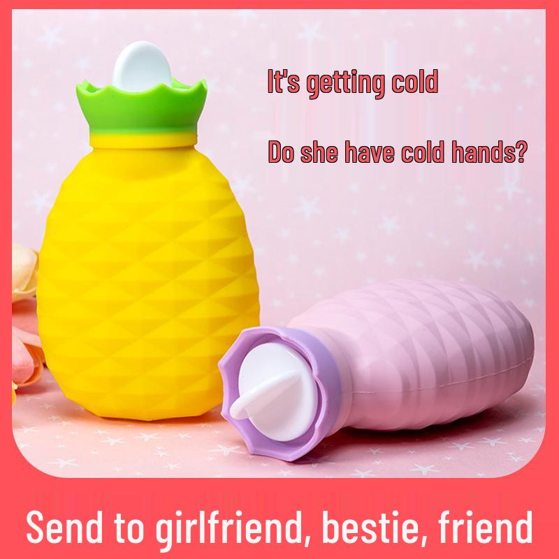 Silicone Explosion-Proof Hot Water Bottle: Portable, Microwaveable Mini Hand Warmer