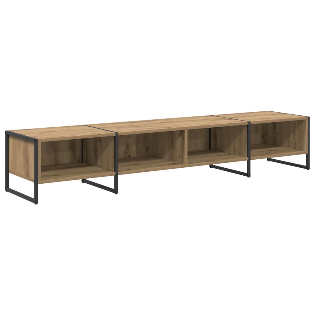 TV Stand Handcrafted Oak 170.5 X 36 X 30.5 Cm