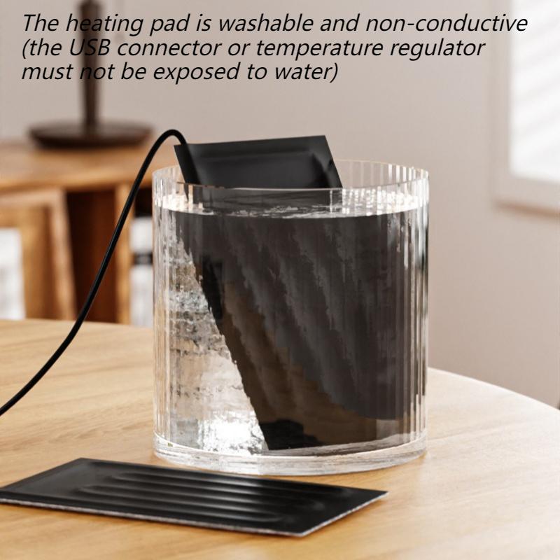 Reptilien Heizmatte USB Temperaturregelung Timer Schildkröten Terrarium Thermomatte Papagei Pflanze Heizmatte Reptilien Haustier Thermostat