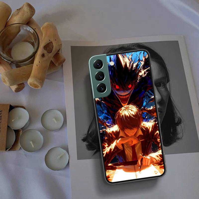 Anime Deth Note Light Yagami Phone Case For Samsung Galaxy S22 S25 Ultra S21 S10 Plus S26 Edge S20 S23 S24 FE Cover Silicone